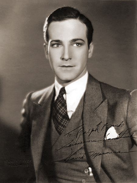 David Manners Elmer Fryer portrait 1931
