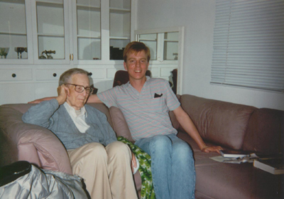 David Manners and John Norris in 1992