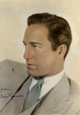 David Manners vintage signed portrait
