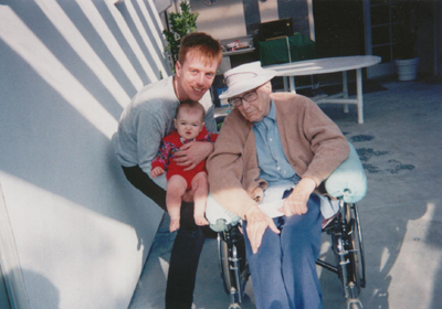 John Norris, Mary Norris and David Manners, October 1996