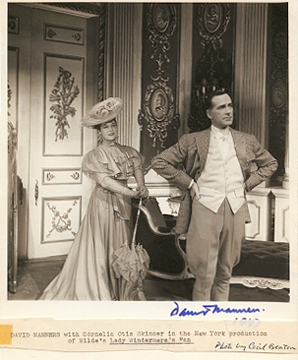 David Manners in Lady Windermere's Fan