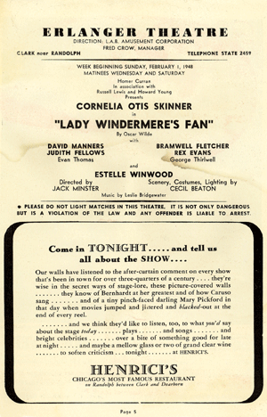 David Manners in Lady Windermere's Fan