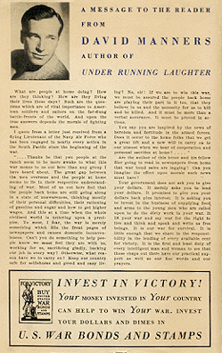 Under Running Laughter back cover