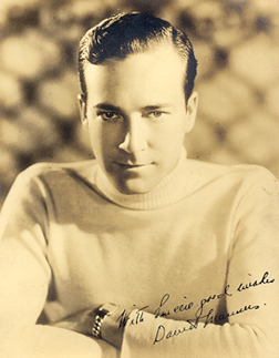 David Manners publicity still